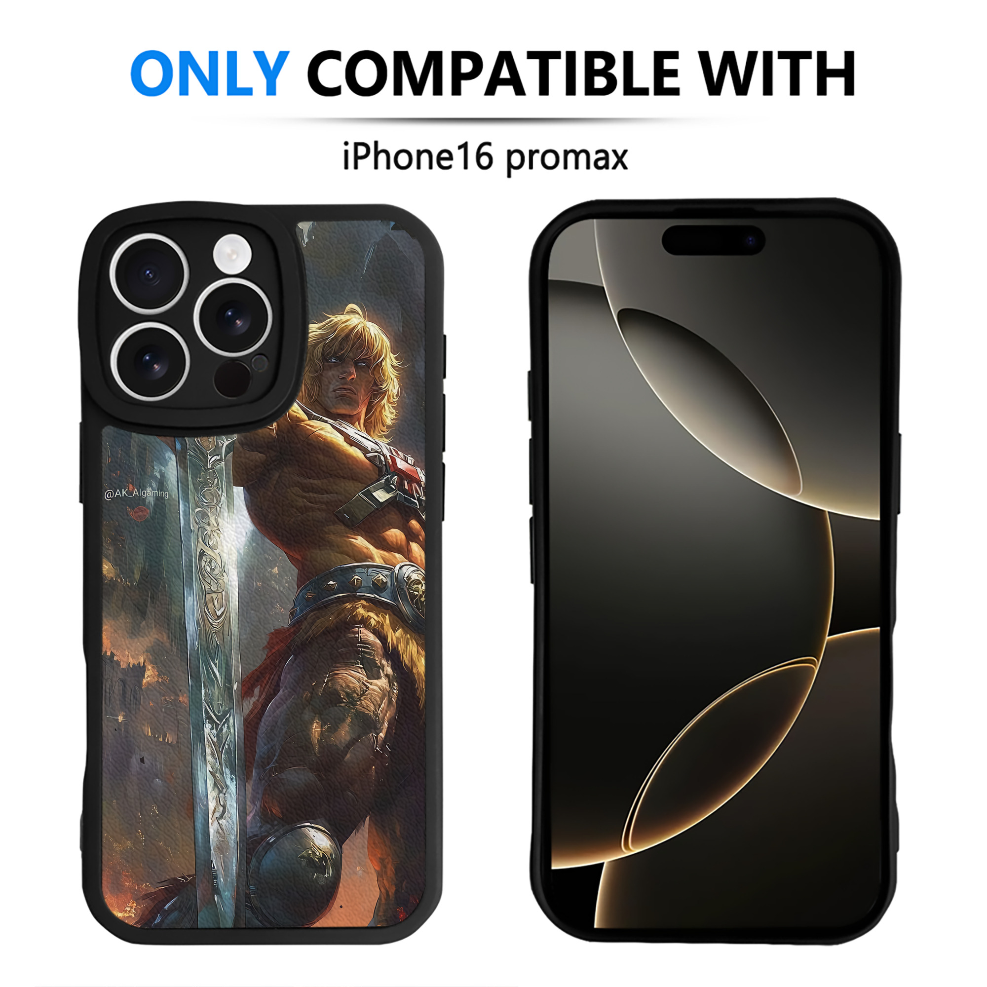 （画像用） 北斗の拳 Fist of the North Star 【iPhone 16シリーズ対応】シリコンスマホケース（レザー調） 材質：シリコン